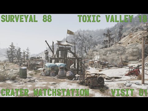 Fallout 76 Surveyal Project 88 - Toxic Valley 18 - Crater Watchstation