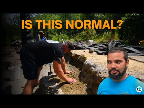 BUILDING A POND IN THE WORST DIGGING CONDITIONS