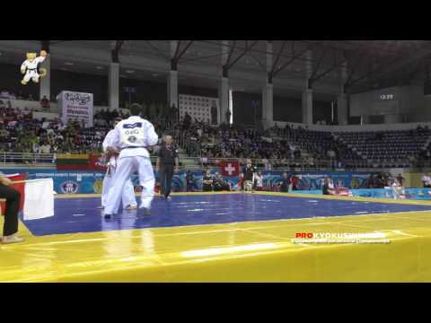 WKO EC 2016, 1/4 -85 Mubariz Agamaliyev (Azerbaijan, aka) - Erekle Pirveli (Georgia)