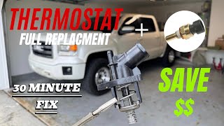 Thermostat & Sensor Repair '14-18 Sierra/Silverado - IT'S ACTUALLY SUPER SIMPLE & EASY