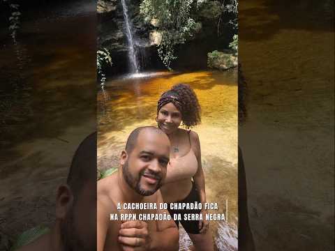 Cachoeira do Chapadão - RPPN Chapadão da Serra Negra MG #casalquepasseia