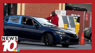 Cellphone video shows alleged aftermath of shooting at Rochester gas station