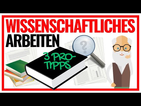 Wissenschaftliches Arbeiten ENDLICH meistern (3 seltene Tipps) 🔍
