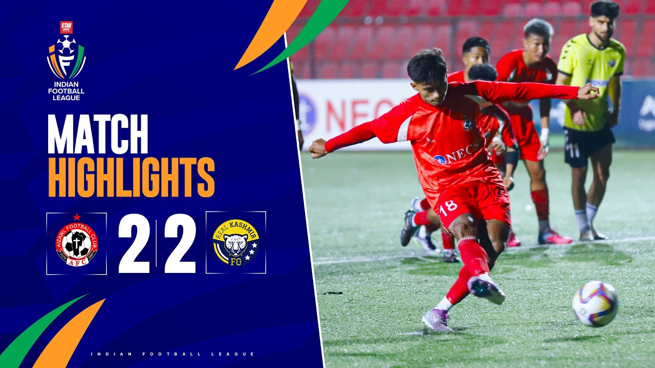 Aizawl vs Real Kashmir Highlights