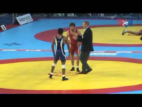 2011 Worlds Freestyle 60kg - Frankin Gomez (PUR) vs. Malkhaz Zarkua (GEO)