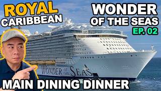 Royal Caribbean "Wonder of the Seas" Main Dining Room Dinner