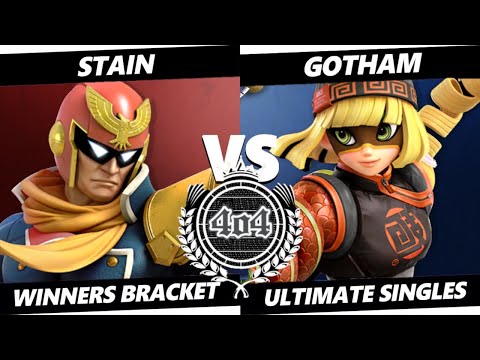 4o4 Smash Monthly 21 - Stain (Captain Falcon) vs EVC| Gotham (Min Min) - Winners Round 3