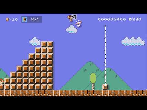 ゴールフラッグス   Flagpoles by セネルク - Super Mario Maker 2 - No Commentary 1bw
