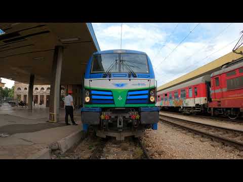 🇧🇬 Cab Ride: Plovdiv - Karlovo - Sofia 🚆  Siemens Smartron 🤩 Part 1/2