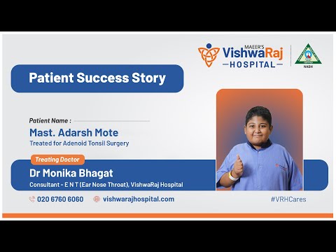 Patient success Story | Mast. Adarsh Mote | Adenoid Tonsil Surgery | Dr Monika Bhagat