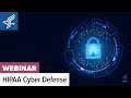 HOW THE HIPAA SECURITY RULE CAN HELP DEFEND AGAINST CYBER-ATTACKS | OC ..
