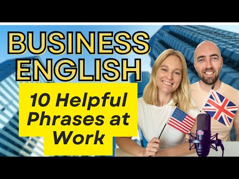 10 Helpful Business English Sentences - Meetings in English and Preparing for English at Work US UK