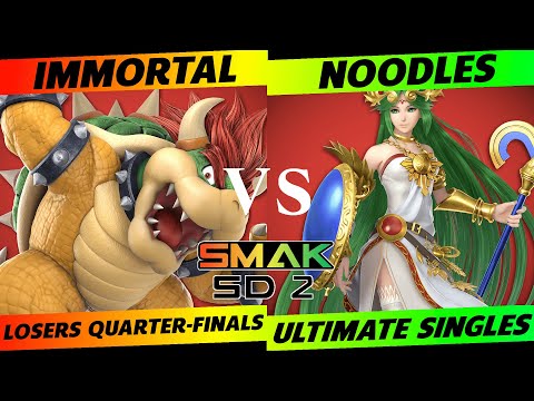 SMAK-SD2 Losers Quarter-Finals - Immortal (Bowser) vs. Noodles (Palutena) - SSBU