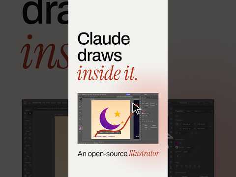 VectorCraft: Clean-Room Illustrator Rebuild Claude Can Draw Inside via MCP