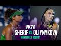 Mayar Sherif vs. Oleksandra Oliynykova | 2026 Monterrey Round 1 | WTA Match Highlights