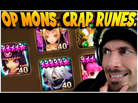 Can we make this EXODIA-style comp work with crap runes? (Summoners War)