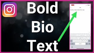 How To Bold Text On Instagram Bio