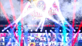 WWE Royal Rumble 2021 Edge Winning Celebration Pyr
