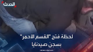 مشاهد للحظة خروج معتقلين من 