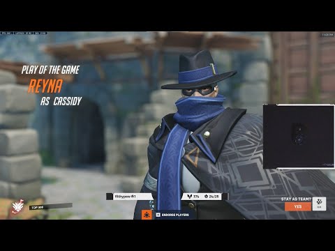 POTG! GALE CASSIDY OVERWATCH 2 SEASON 5 GAMEPLAY TOP 500