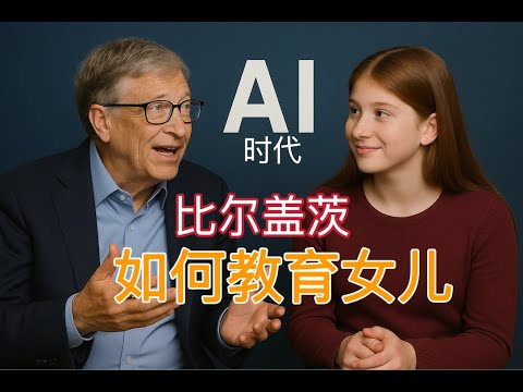 Video thumbnail for 别让AI抢走孩子未来：比尔盖茨的家庭教育惊呆我了！