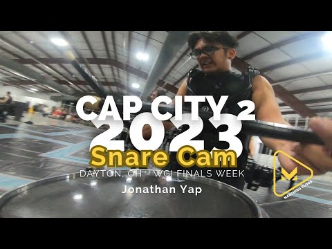 Cap City 2 Percussion 2023 Snare Cam - Jonathan Yap - WGI FINALS WEEK