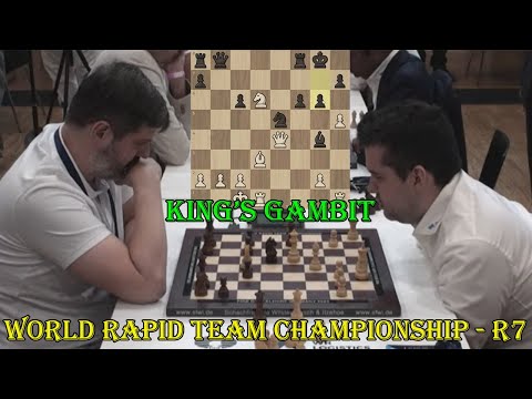 KING's GAMBIT!! Ian Nepomniachtchi vs Peter Svidler || World Rapid Team 2023 - R9