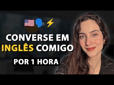1 hora de CONVERSAÇÃO em inglês (SIMPLES para interagir no dia a dia)