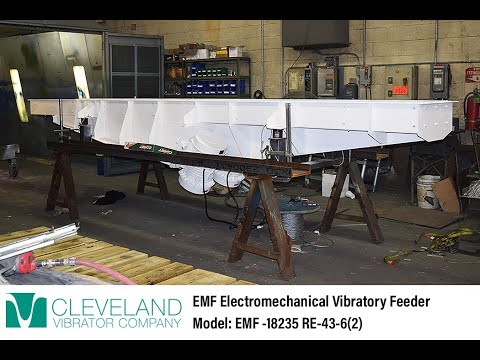 Electromechanical Vibratory Feeder for Parts from Bins - Cleveland Vibrator Co.