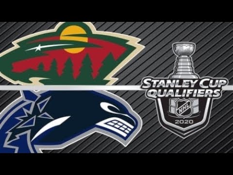 NHL PS4. 2020 STANLEY CUP PLAYOFF QUALIFIER BEST OF 5 SERIES. GAME 1 WEST: WILD VS CANUCKS. 8.2.2020