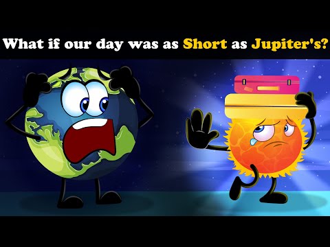 What if our day was as Short as Jupiter's? + more videos | #aumsum #kids  #education #whatif