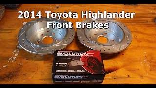 2014 Toyota Highlander Front Brakes