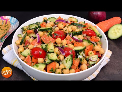 High Protein Chickpea Salad Recipe for Weight Loss | Healthy Salad Recipe | Tasty Salad Recipes