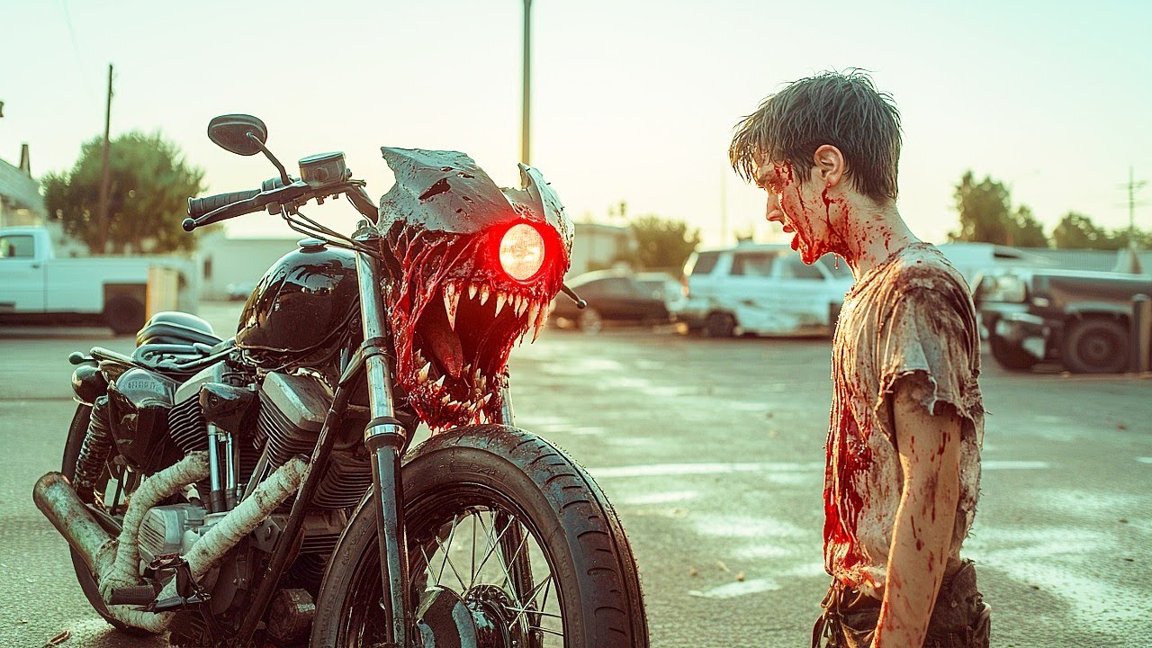 JOVEM compra MOTO VELHA e descobre que ela é um VAMPIRO que se ALIMENTA de HUMANOS como COMBUSTÍVEL