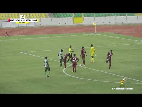 KING FAISAL 0 : 1 ACCRA LIONS - 2021/22 GPL MATCH DAY 25 HIGHLIGHTS
