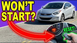 How To Reset The Immobilizer Light In A Hyundai Elantra?