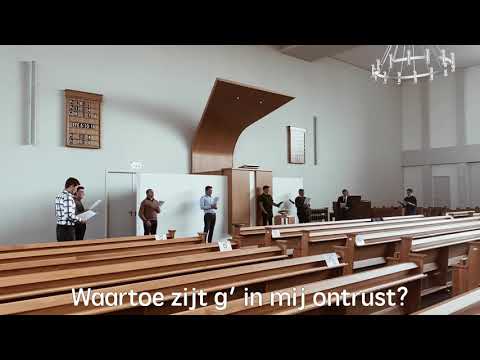 Psalm 42 vers 3 en 5 met bovenstem