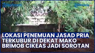 Misterius! Lokasi Penemuan Jasad Pria Terkubur di Lahan Kosong Dekat Brimob Cikeas Disorot Publik