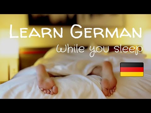 Learn German while you sleep 1 ⭐⭐⭐⭐⭐ Your language in German,- simply and with subtitles! 