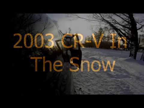 Honda CR-V Off-Road Snow Test