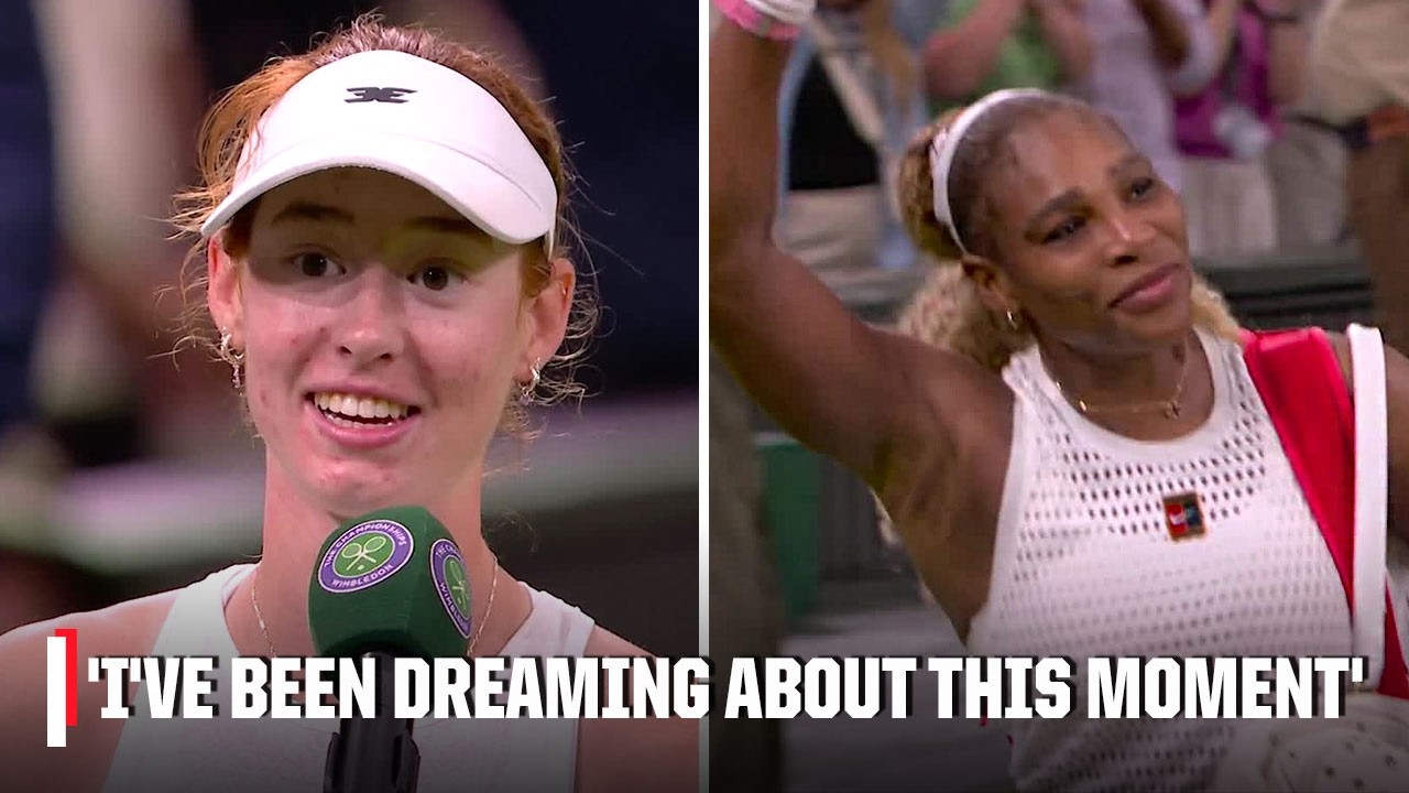 Maya Joint nearly left speechless after eliminating Serena Williams | 2026 Wimbledon