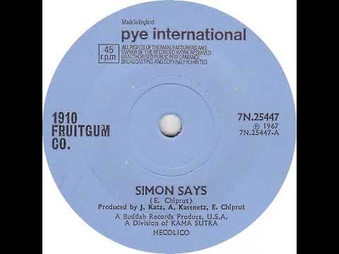 UK New Entry 1968 (64) 1910 Fruitgum Co. - Simon Says