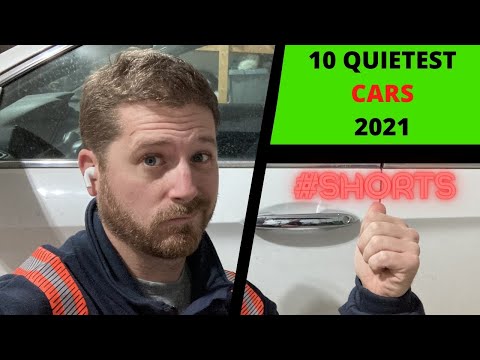 10 Quietest Cars On The Road 2021 #shorts