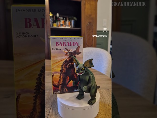 Vídeo relacionado con Super7 Toho Reaction Figures Wave 01 (Lata retretera) - Figura de acción Baragon (Lata Marusana)