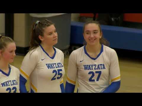 Girls High School Volleyball Champlin Park vs. Wayzata Section 5AAAA Final