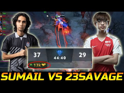 23SAVAGE VS SUMAIL - INTENSE GAME DOTA 2