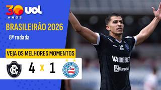 REMO 4 X 1 BAHIA | LEÃO GOLEIA E VENCE PELA SÉRIE A APÓS 32 ANOS | MELHORES MOMENTOS | BRASILEIRÃO