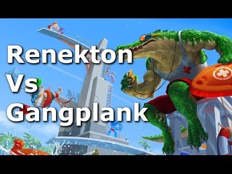 Full trận Renekton vs gangplank (Top lane)