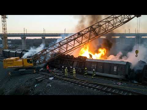 Trágico accidente en Tailandia: grúa derrumba tren y deja al menos 22 muertos