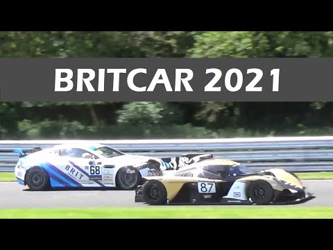 Britcar 2021 Sounds Oulton Park Action - Praga McLaren M3 Audi 911 458 Vantage Golf Cupra TCR